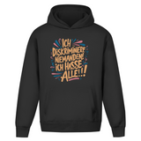 Oversize Hoodie "Ich Diskriminiere niemanden"