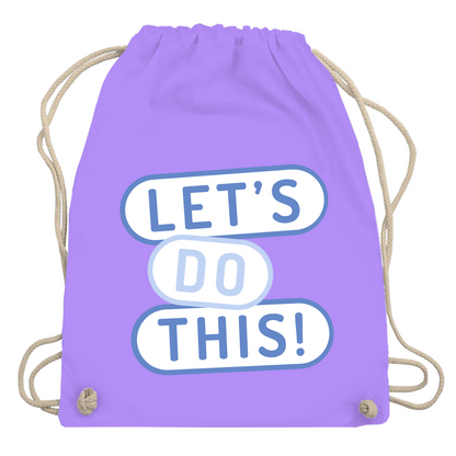 Turnbeutel "Lets do this"