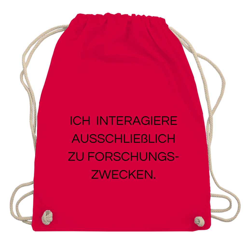 Turnbeutel "Ich interagiere"