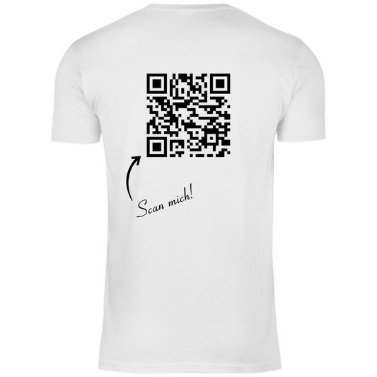 Herren T-Shirt QR Code Linkbaum