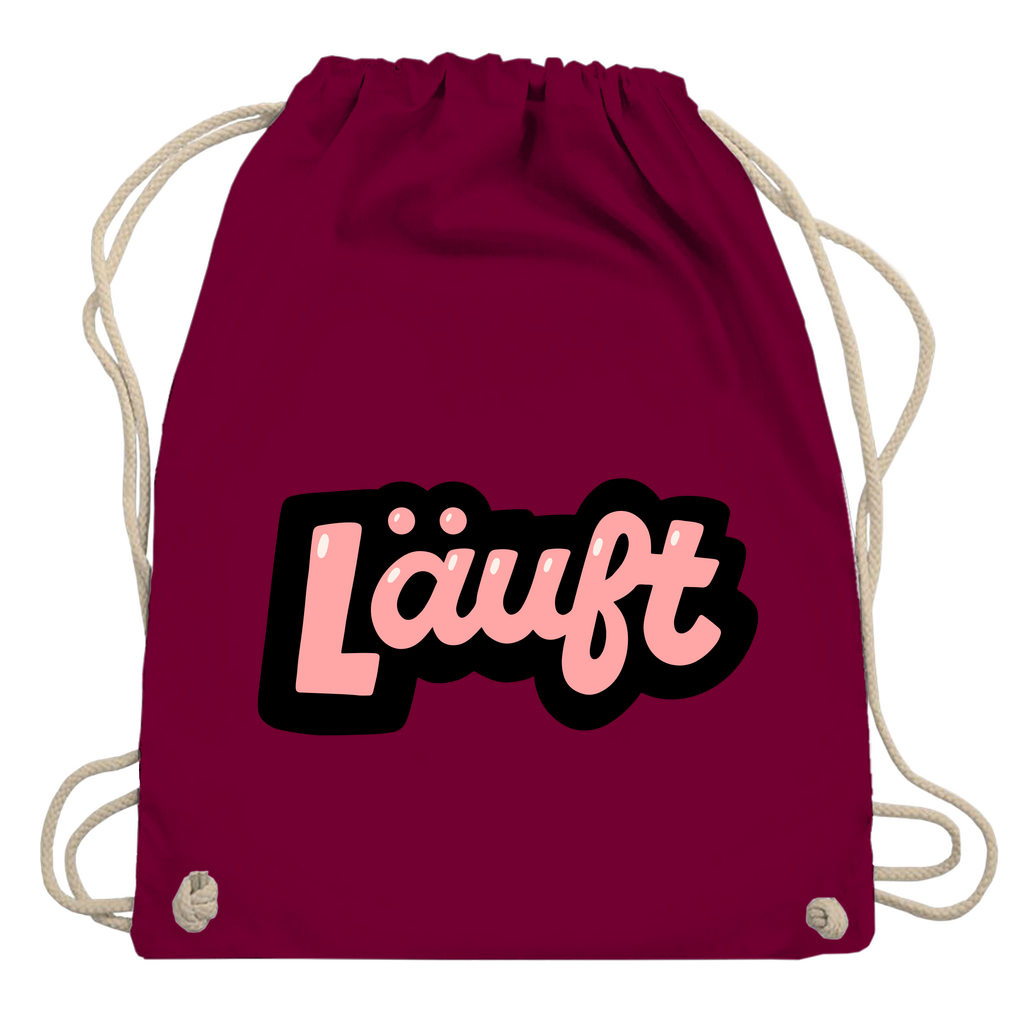 Turnbeutel "Läuft"