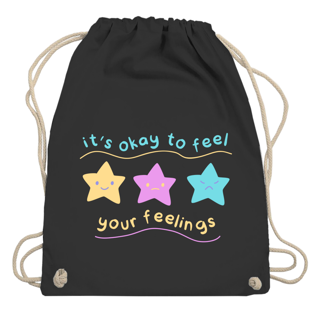 Turnbeutel "Its okay to feel"