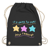Turnbeutel "Its okay to feel"