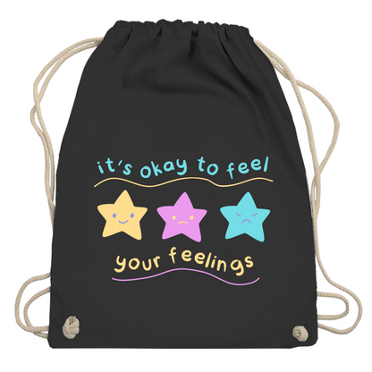 Turnbeutel "Its okay to feel"