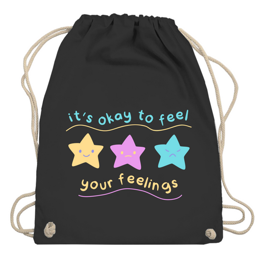 Turnbeutel "Its okay to feel"