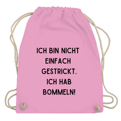 Turnbeutel "Ich bin nicht einfach"