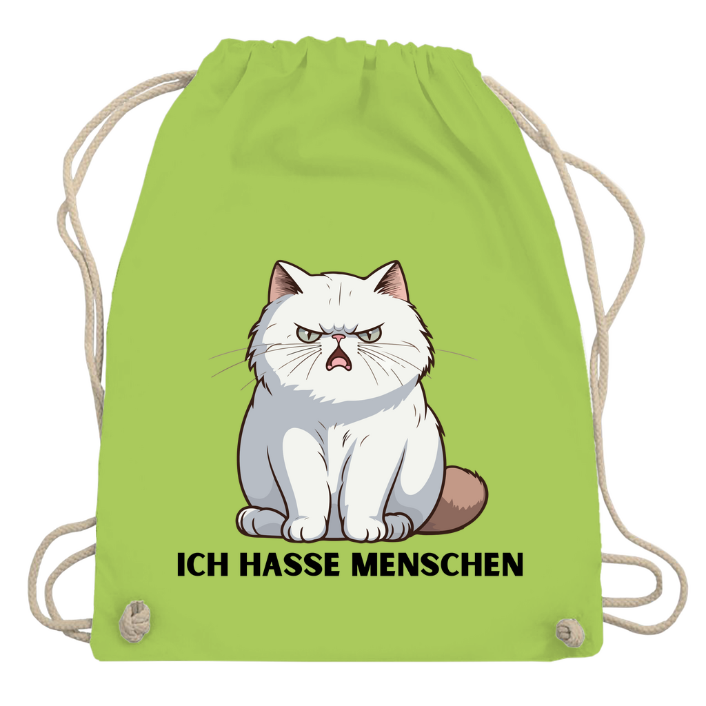 Turnbeutel "Ich hasse Menschen"