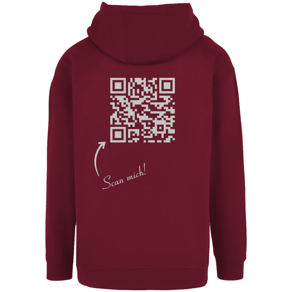 Unisex Oversize Hoodie QR Code Linkbaum