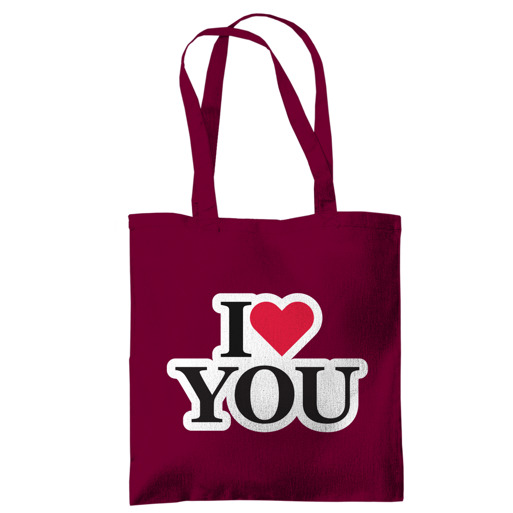 Tragetasche "I love you" - Grafikmagie