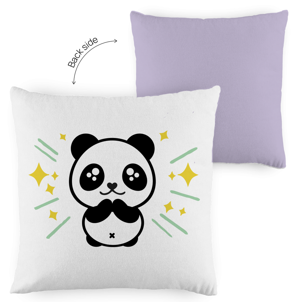 Kopfkissen zweifarbig "Panda" - Grafikmagie