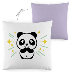Kopfkissen zweifarbig "Panda" - Grafikmagie