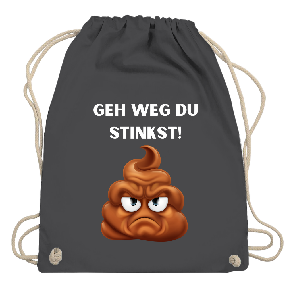 Turnbeutel "Geh weg du stinkst"