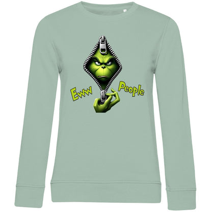 Damen Bio Sweatshirt "Eww People" - Grafikmagie