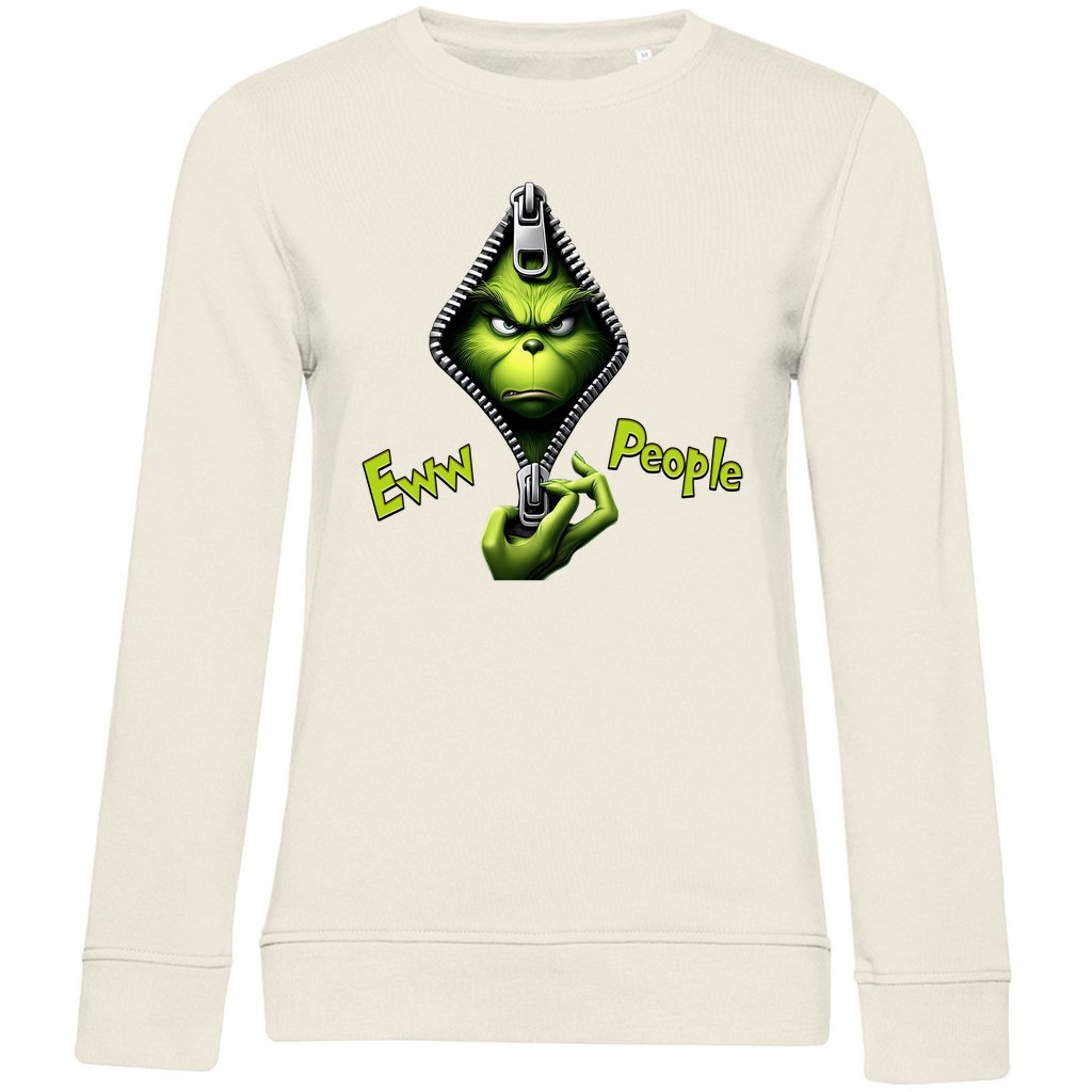 Damen Bio Sweatshirt "Eww People" - Grafikmagie