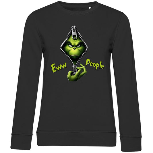 Damen Bio Sweatshirt "Eww People" - Grafikmagie