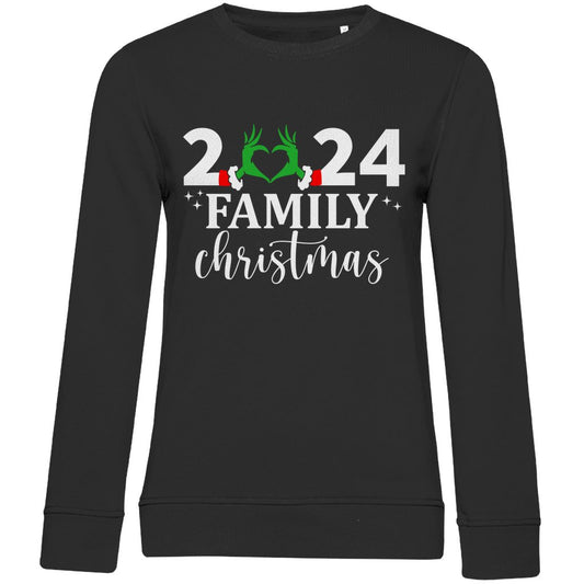 Damen Bio Sweatshirt "Family Christmas" - Grafikmagie