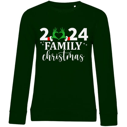 Damen Bio Sweatshirt "Family Christmas" - Grafikmagie