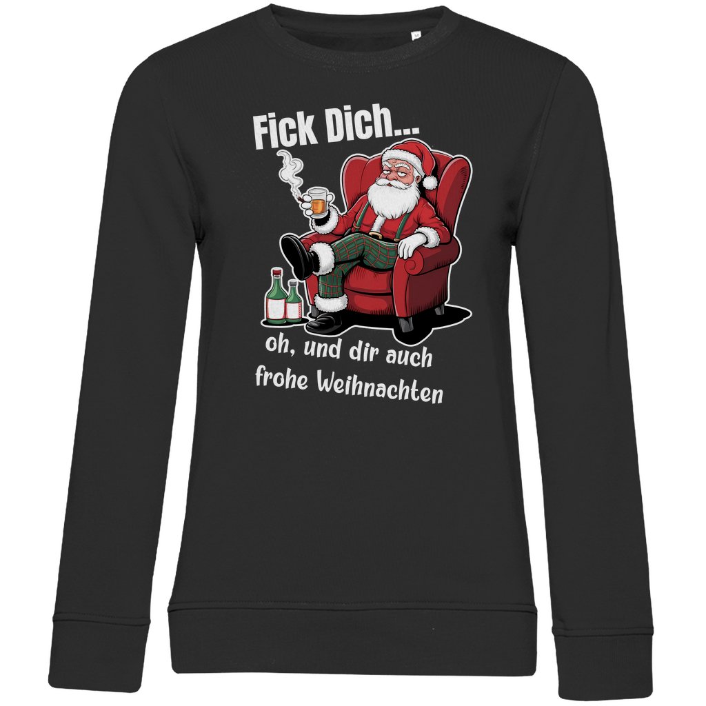 Damen Bio Sweatshirt "Fick Dich..." - Grafikmagie