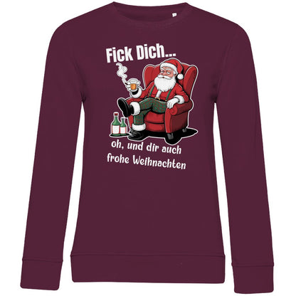 Damen Bio Sweatshirt "Fick Dich..." - Grafikmagie