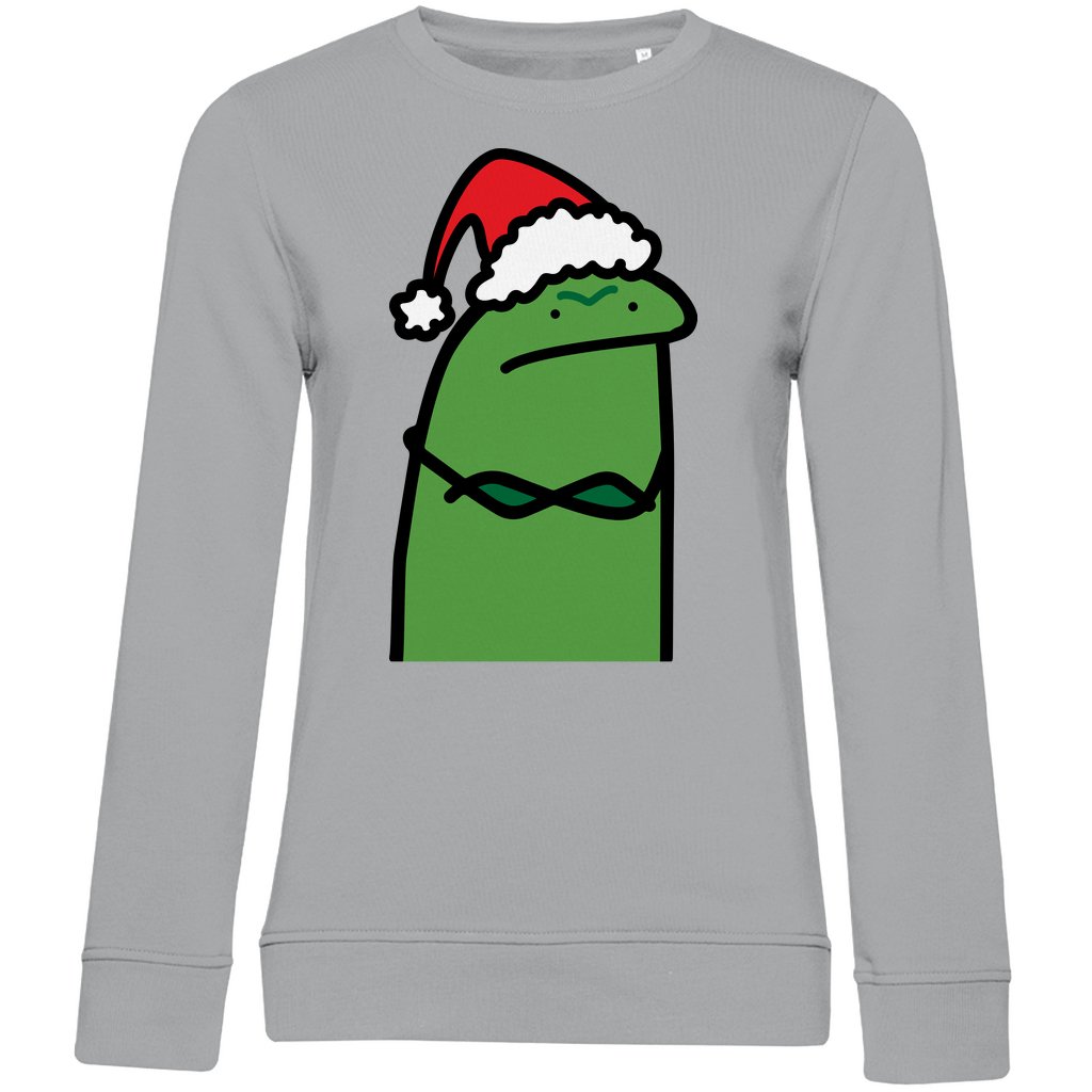 Damen Bio Sweatshirt "Grumpy Grinch" - Grafikmagie