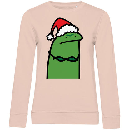 Damen Bio Sweatshirt "Grumpy Grinch" - Grafikmagie