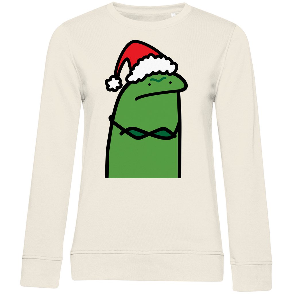 Damen Bio Sweatshirt "Grumpy Grinch" - Grafikmagie