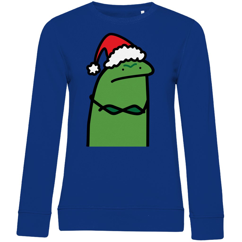 Damen Bio Sweatshirt "Grumpy Grinch" - Grafikmagie