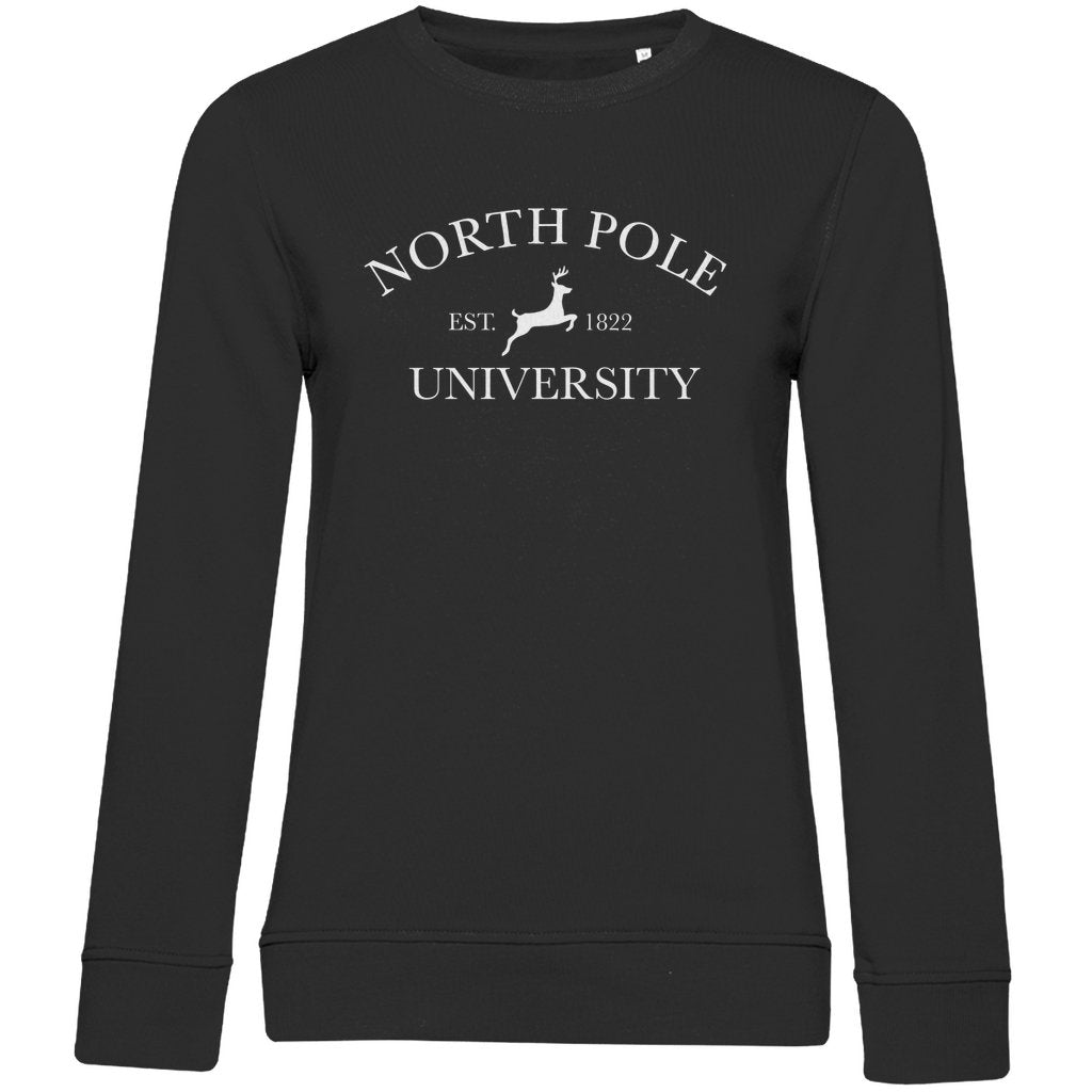 Damen Bio Sweatshirt "North Pole University" - Grafikmagie