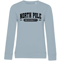 Damen Bio Sweatshirt "North Pole University" - Grafikmagie
