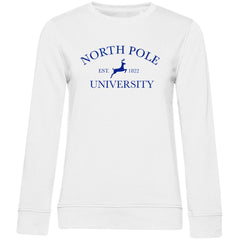 Damen Bio Sweatshirt "North Pole University" - Grafikmagie