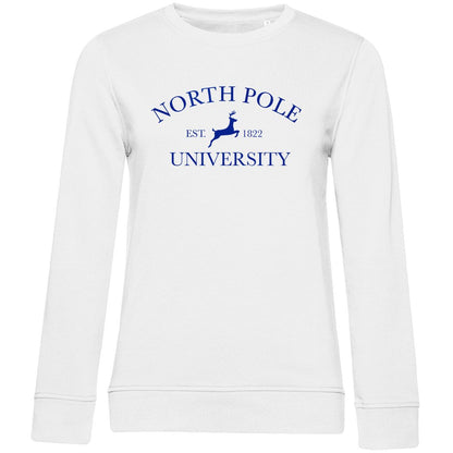 Damen Bio Sweatshirt "North Pole University" - Grafikmagie