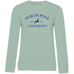 Damen Bio Sweatshirt "North Pole University" - Grafikmagie