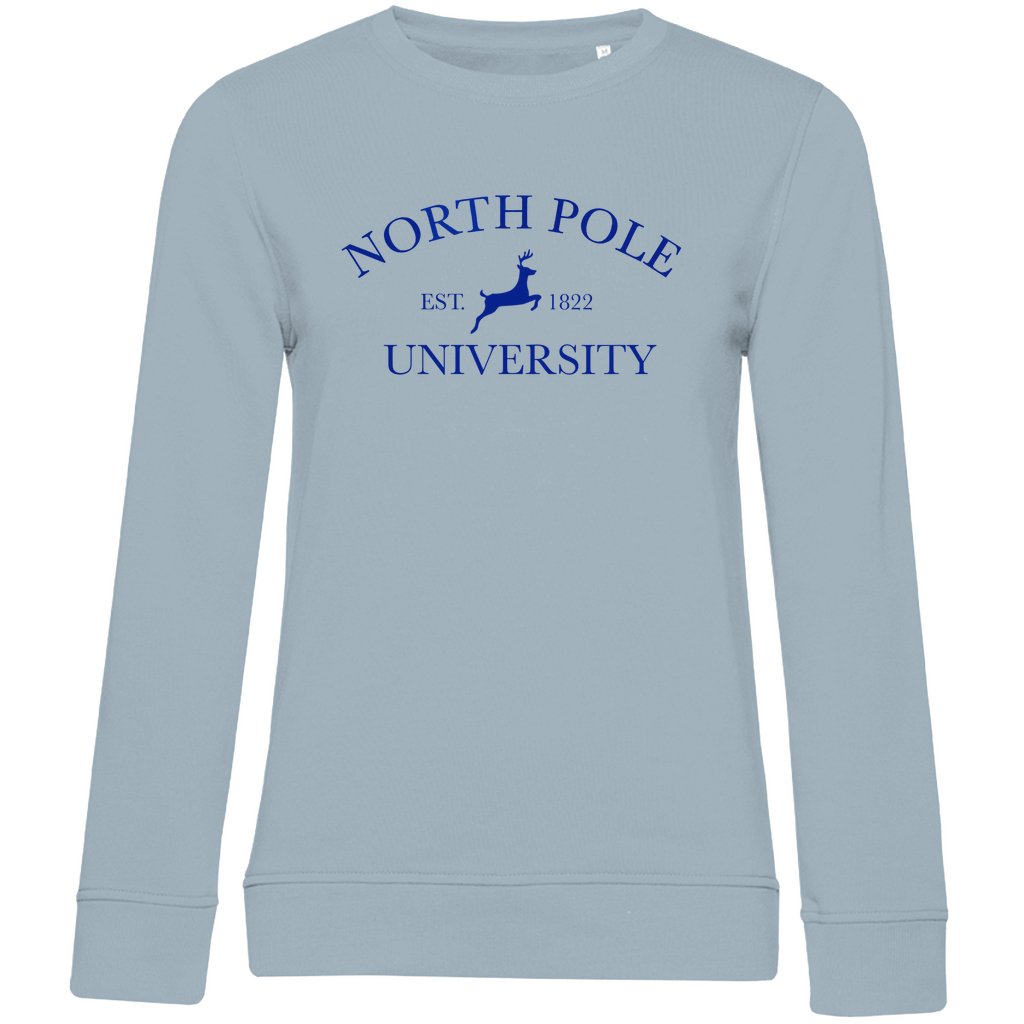 Damen Bio Sweatshirt "North Pole University" - Grafikmagie