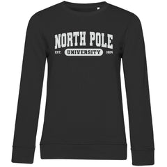 Damen Bio Sweatshirt "North Pole University" - Grafikmagie