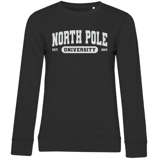 Damen Bio Sweatshirt "North Pole University" - Grafikmagie