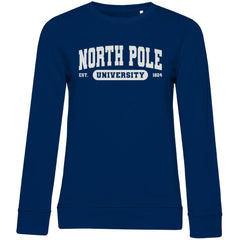 Damen Bio Sweatshirt "North Pole University" - Grafikmagie
