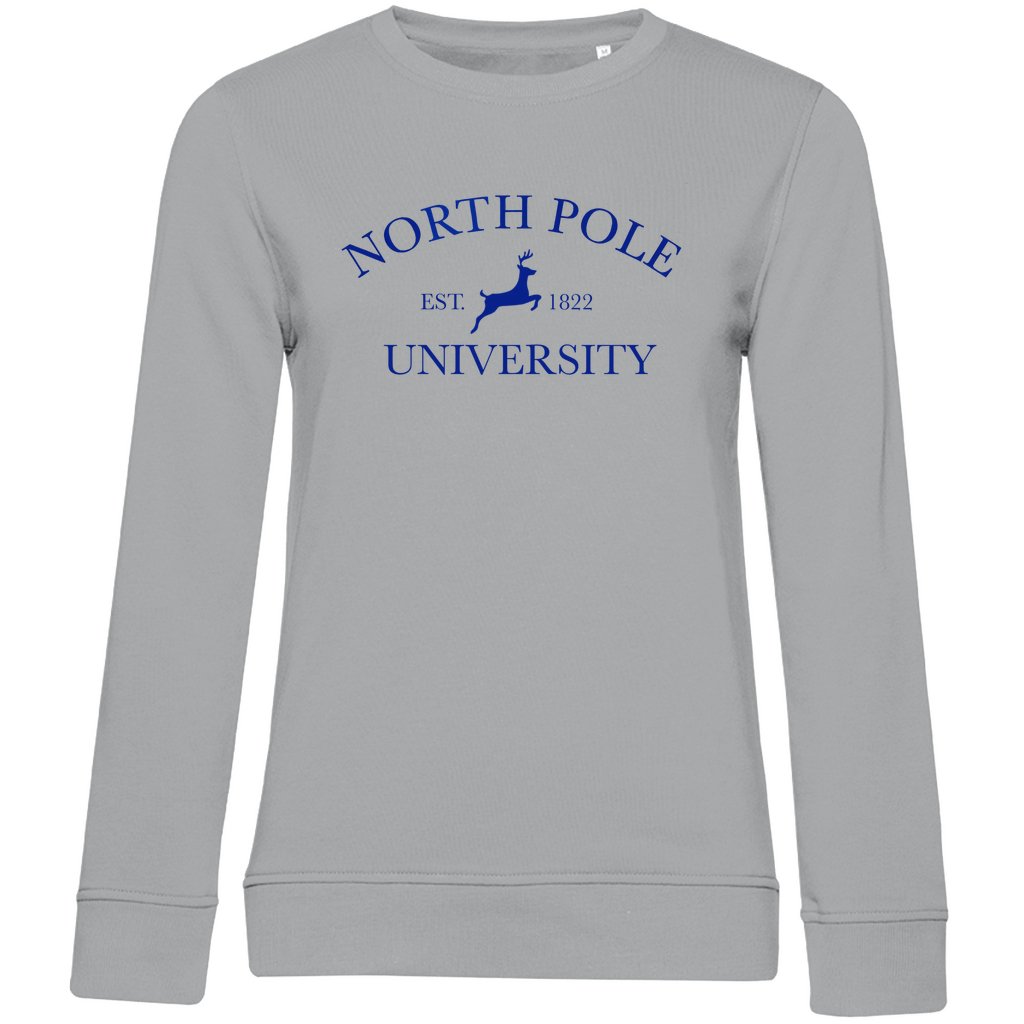 Damen Bio Sweatshirt "North Pole University" - Grafikmagie