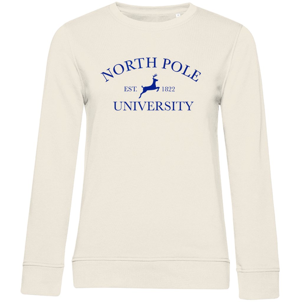 Damen Bio Sweatshirt "North Pole University" - Grafikmagie