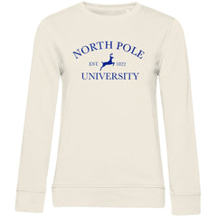 Damen Bio Sweatshirt "North Pole University" - Grafikmagie