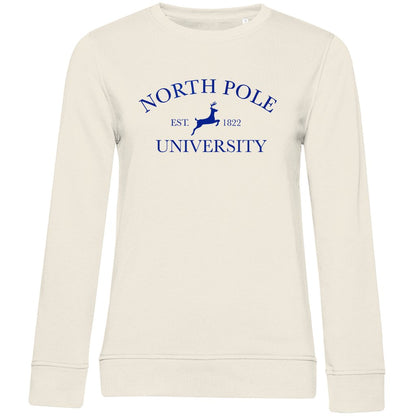 Damen Bio Sweatshirt "North Pole University" - Grafikmagie