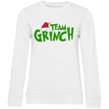 Damen Bio Sweatshirt "Team Grinch" - Grafikmagie