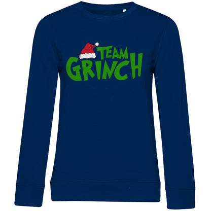 Damen Bio Sweatshirt "Team Grinch" - Grafikmagie