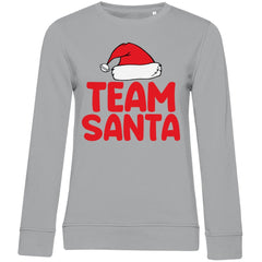 Damen Bio Sweatshirt "Team Santa" - Grafikmagie