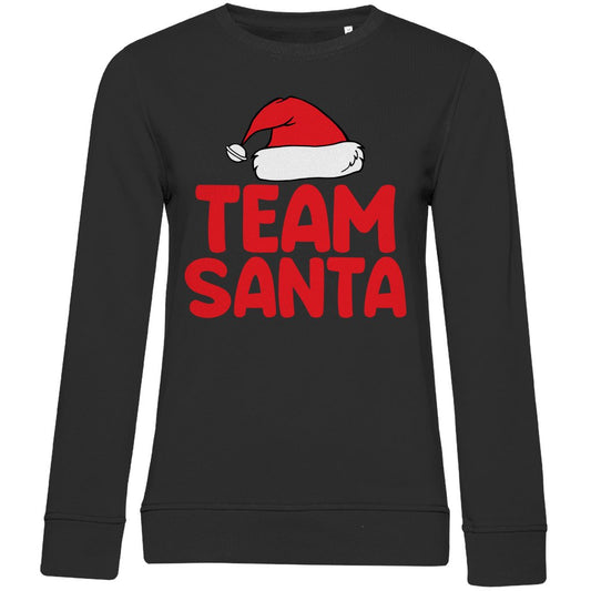 Damen Bio Sweatshirt "Team Santa" - Grafikmagie