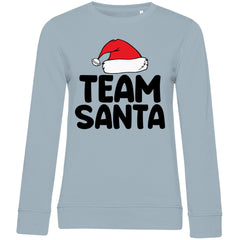Damen Bio Sweatshirt "Team Santa" - Grafikmagie
