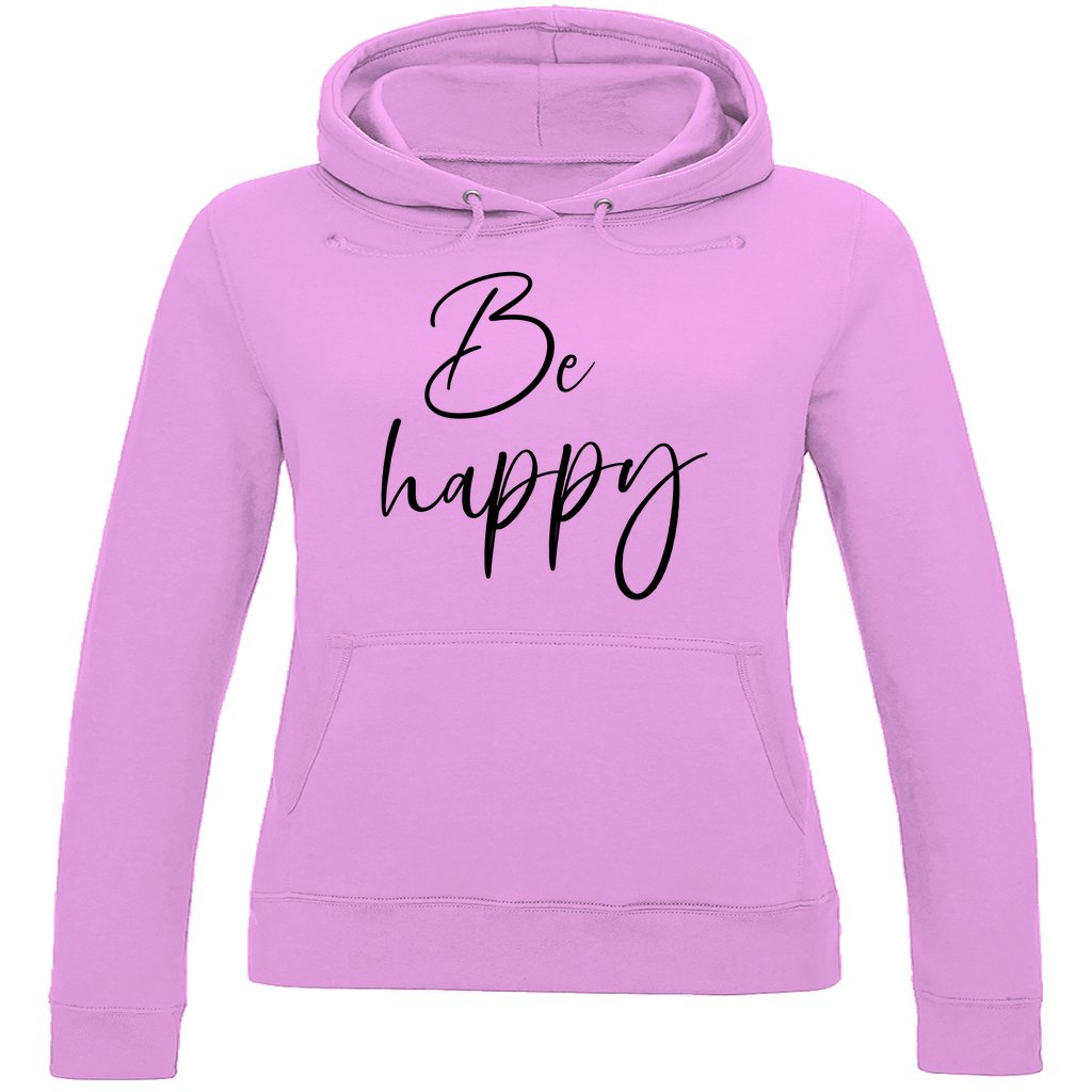 Damen Hoodie "Be Happy" - Grafikmagie