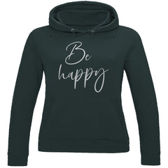 Damen Hoodie "Be Happy" - Grafikmagie