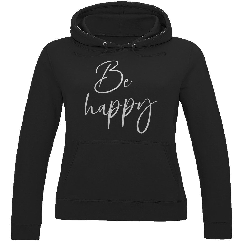 Damen Hoodie "Be Happy" - Grafikmagie