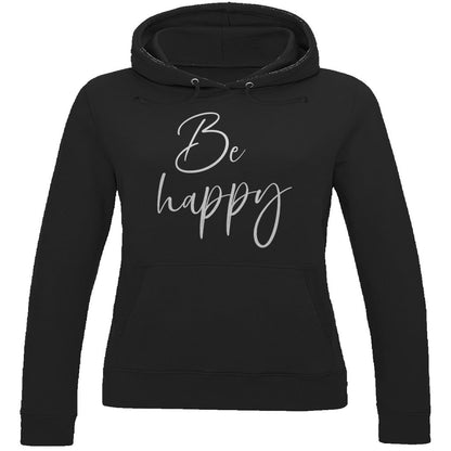 Damen Hoodie "Be Happy" - Grafikmagie