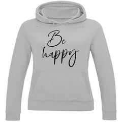 Damen Hoodie "Be Happy" - Grafikmagie